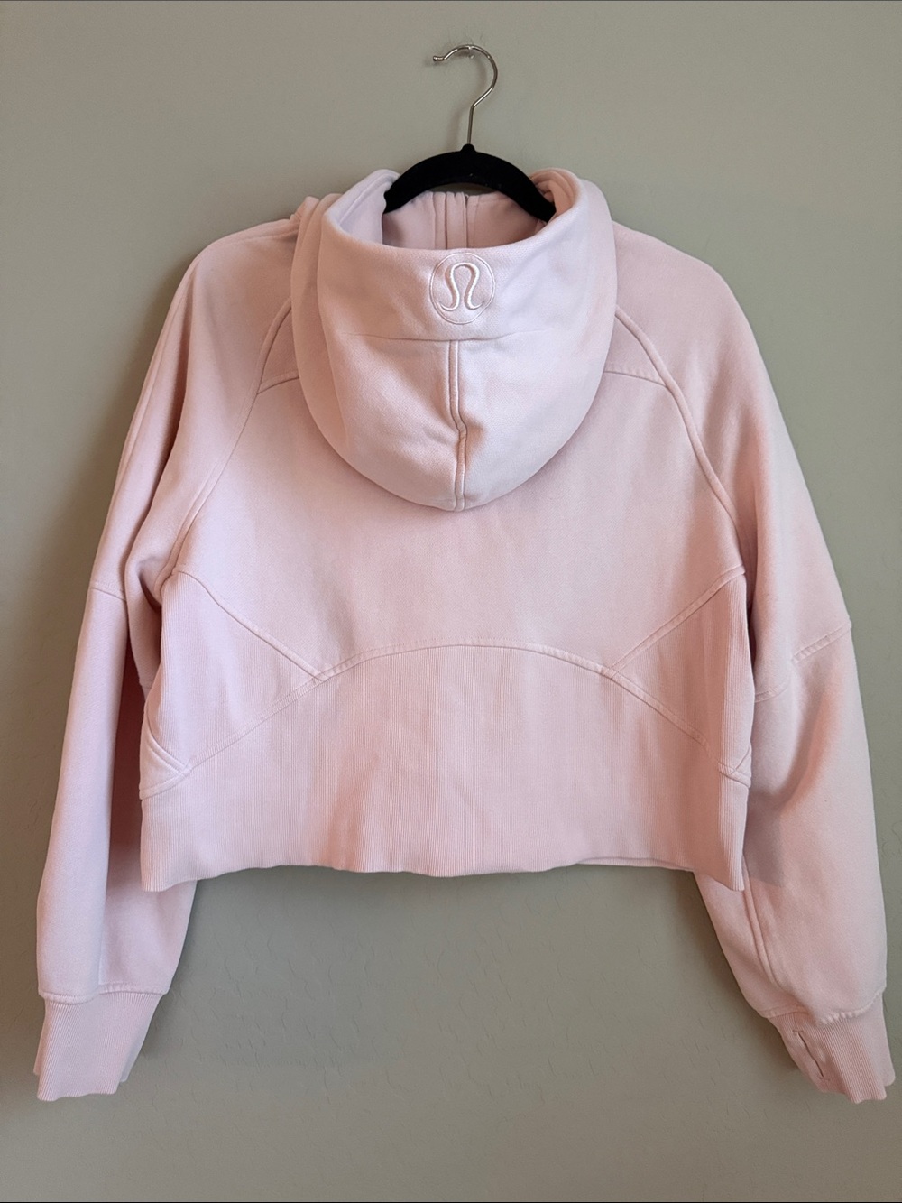 lululemon athletica Scuba Oversize Half Zip Hoodie Pink Mist Sz M/L